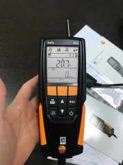 Testo 310 (0563 3100, 3110, 3104, 3105) газоанализатор в комплекте с несъемным зондом отбора пробы 