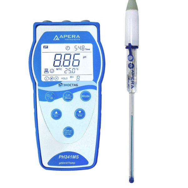 PH241MS Портативный pH-метр ЭКОСТАБ