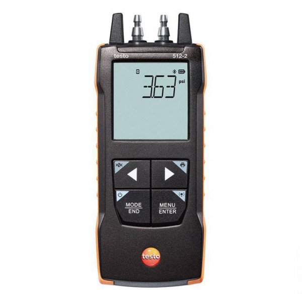Testo 512-1 (512-2) дифференциальный манометр с подключением к приложению (0563 1512, 2512)