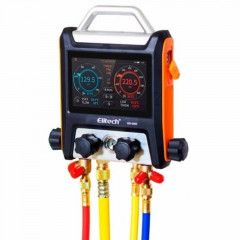 Elitech MS-4000 манометрический коллектор цифровой четырехвентильный для заправки фреона