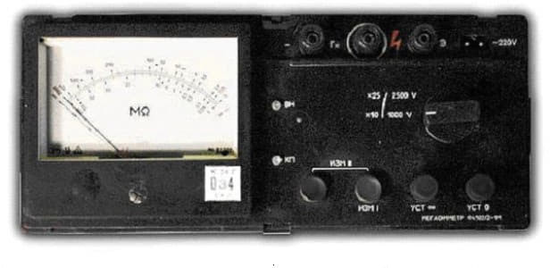 Мегаомметр Ф4102/1-1М