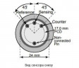 Сенсор электрохимический C2H4/C-2000 на этилен (C2H4, 0-2000ppm)