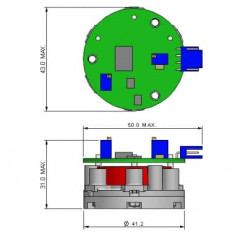 Сенсор 3-х электродный 3 Series 3MCLH на хлор (Cl2, 0-100 ppm) с мВ выходной платой