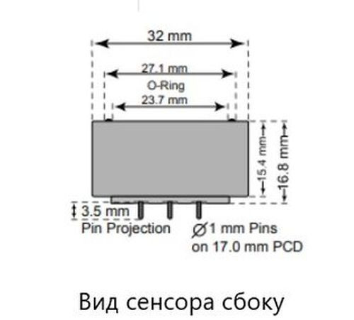 Сенсор электрохимический Cl2/C-20 на хлор (Cl2, 0-20ppm)