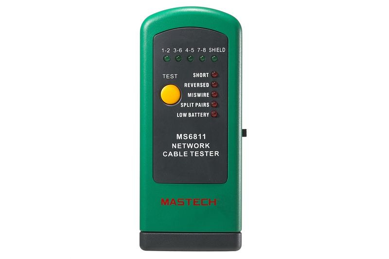MS6811 Mastech тестер кабеля (замыкание, обрыв, идентиф. в многож. кабелях)